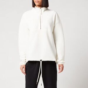 Varley White Half-Zip Sweatshirt